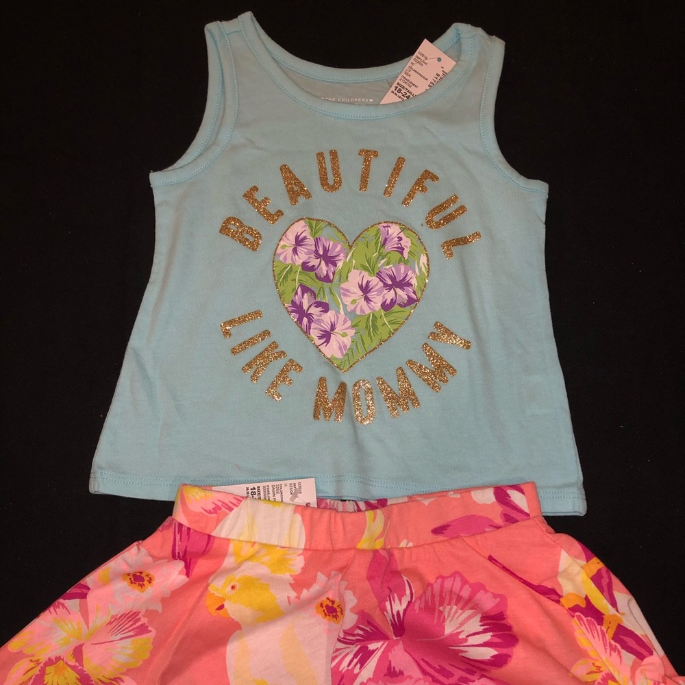 NWT - The Children’s place 18 - 24M Skirt & Tank